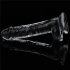 Lovetoy Flawless Clear - 19cm imitatsioonkristall dildoga kinnitusega