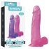 Lovetoy Jelly Studs - kleepdildoo, 20 cm (roosa)
