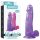Lovetoy Jelly Studs - dildo iminapaga - 20cm lilla
