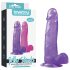 Lovetoy Jelly Studs - dildo iminapaga - 20cm lilla