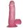 Lovetoy Jelly Studs - iminappadega dildo - 15cm (roosa)