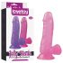 Lovetoy Jelly Studs - iminappadega dildo - 15cm (roosa)