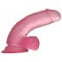 Lovetoy Jelly Studs - iminappadega dildo - 15cm (roosa)