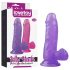 Lovetoy Kleepuv Dildo 15cm (lilla)