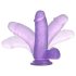 Lovetoy Kleepuv Dildo 15cm (lilla)