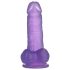 Lovetoy Kleepuv Dildo 15cm (lilla)