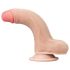 Lovetoy Sliding-Skin - realistlik dildokepp - kahekordne kiht - 18 cm naturaalne