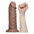Lovetoy Chubby - elutru dildo iminapadjaga - 25cm (naturaalne)