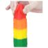 Prider realistlik dildo - 19cm (vikerkaar)