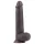 Lovetoy Sliding-Skin - realistlik kahekihiline dildo - 23 cm - pruun