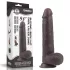 Lovetoy Sliding-Skin - realistlik kahekihiline dildo - 23 cm - pruun