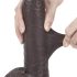 Lovetoy kahekordne dildo - 23cm (pruun)
