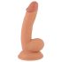 Härra Julm - realistlik iminapaga dildo - 18 cm (naturaalne)