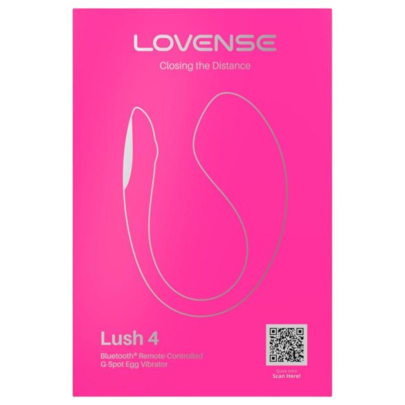 Lovense Lush 4 - nutikas vibro muna - roosa