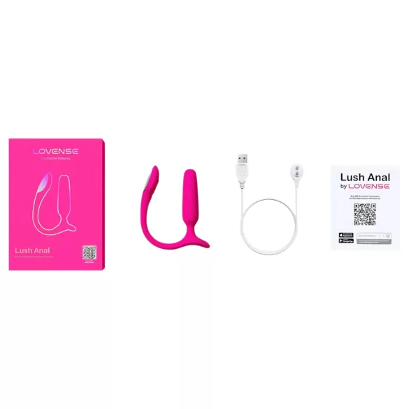 Lovense - anaalseksivibraator - nutikas juhtimine - roosa
