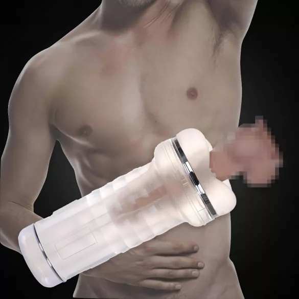 Tracy's Dog Crystal - realistlik masturbaator tupega - läbipaistev