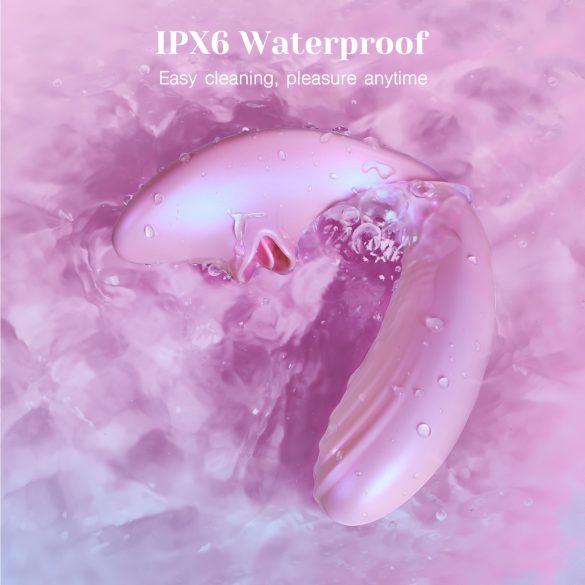 Tracy's Dog OG Lick - G-punkti ja kliitori vibraator - roosa