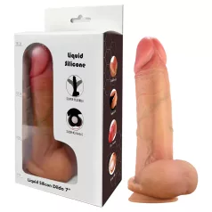   FeelSkin - üli­realistlik munanditega dildo - naturaalne (18,5 cm)