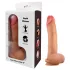 FeelSkin - ülirealistlik munanditega dildo (naturaalne, 17 cm)