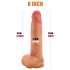 FeelSkin - ülirealistlik munanditega dildo (naturaalne, 17 cm)