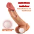 FeelSkin - ülirealistlik munanditega dildo (naturaalne, 17 cm)