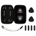 DG-LAB PawPrints - juhtmevaba andur-nupp (must) - 2 tk