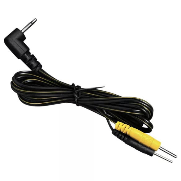 DG-LAB - elektroodikaabel 2,5 mm jackilt 2 mm tappidele (must)