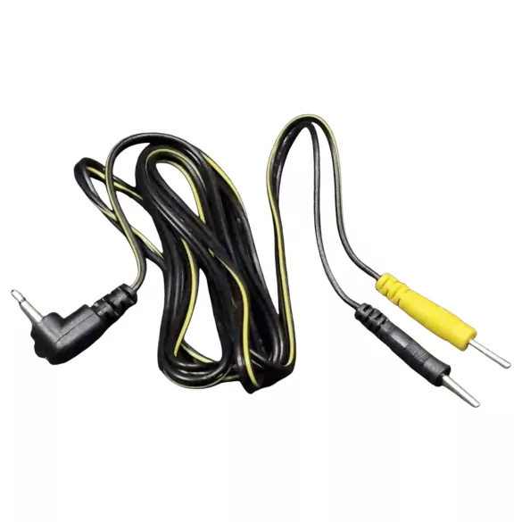 DG-LAB - elektroodikaabel 2,5 mm jackilt 2 mm tappidele (must)