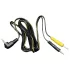 DG-LAB - elektroodikaabel 2,5 mm jackilt 2 mm tappidele (must)