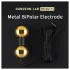 DG-LAB BiPolar B - bipolaarne, liivakella kujuline metall-elektrood (kuldne)