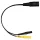 DG-LAB - elektroodi jaotur 2,5 mm pesast 2 mm‑sele (must)
