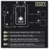 DG-LAB - elektroodi jaotur 2,5 mm pesast 2 mm‑sele (must)