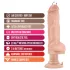 Blush Bad Boy - vibraator piercinguga - 33 cm naturaalne