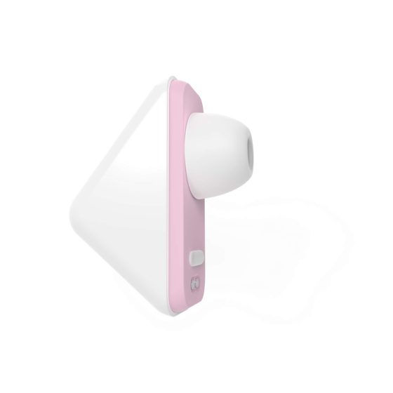 / Vibeconnect - rechargeable air-wave clitoral stimulator (white-peach)