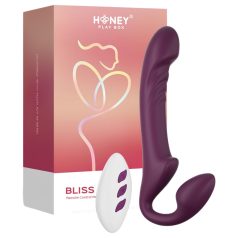   Honey Play Box Bliss - rihmaga vibreeriv dildovibraator pöörlevate kuulidega