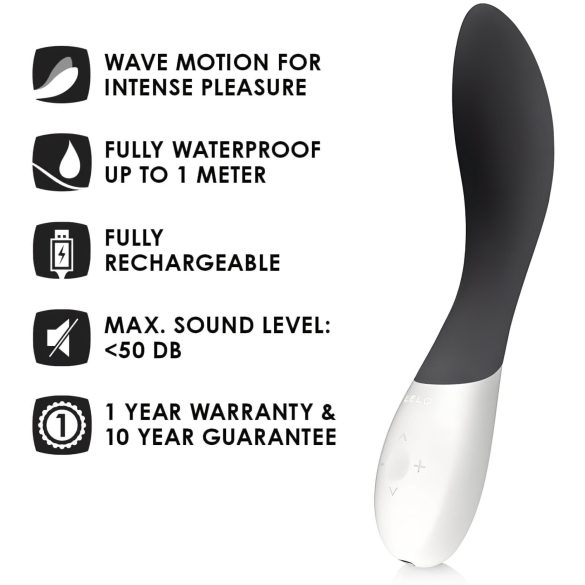LELO Mona Wave - G-punkti vibraator - veekindel - must