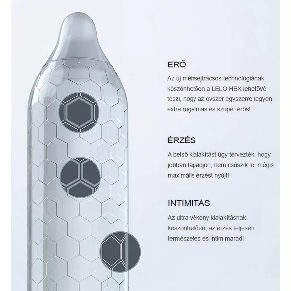 LELO Hex Original - kondoomid - 3 tk