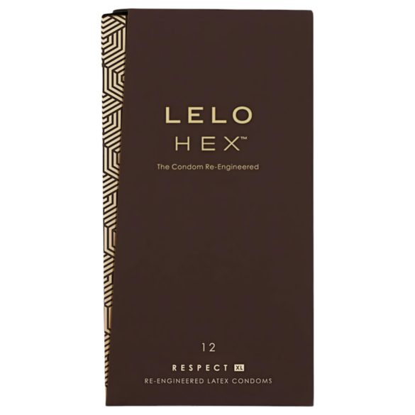 LELO Hex Respect XL - luksuslik kondoom (12 tk)