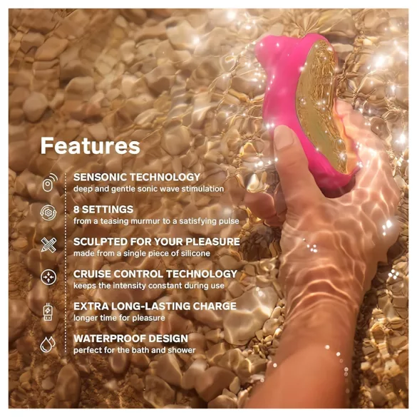 LELO Sona Cruise - kliitori stimulaator - helilainetega - must