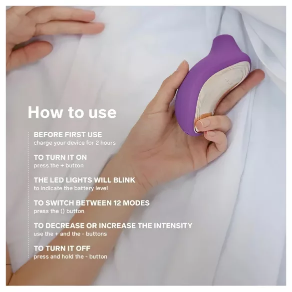 LELO Sona 2 Cruise - kliitoristimulaator helilainetega - must