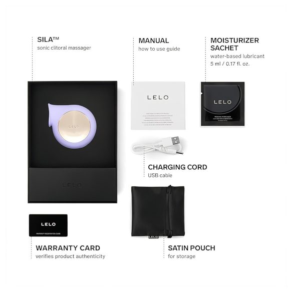 LELO Sila - veekindel helilainetega kliitorivibraator - lilla