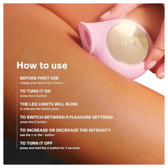 LELO Sila - veekindel helilainetega kliitorivibraator - lilla