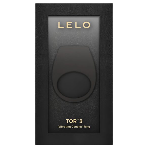 LELO Tor 3 - vibro rõngas meestele - laetav, must