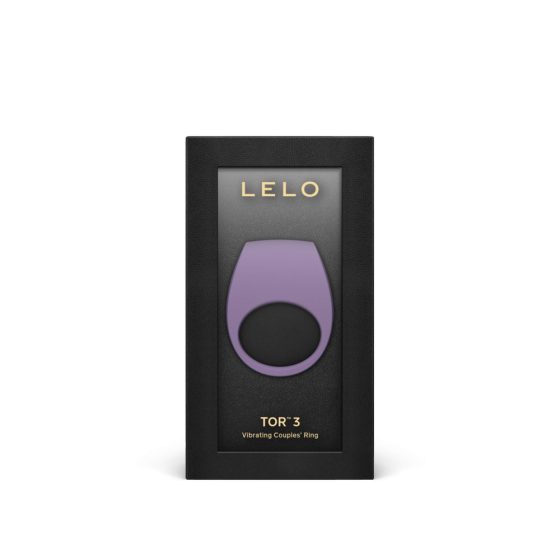 LELO Tor 3 - rechargeable smart vibrating penis ring (purple)