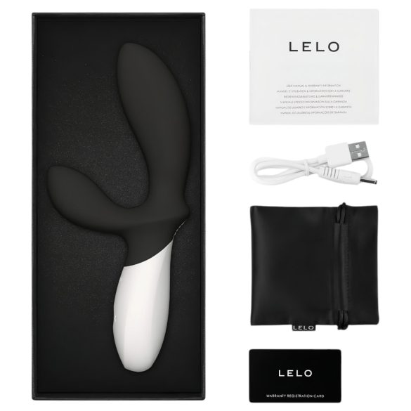 LELO Loki Wave 2 - laetav veekindel eesnäärmevibraator must