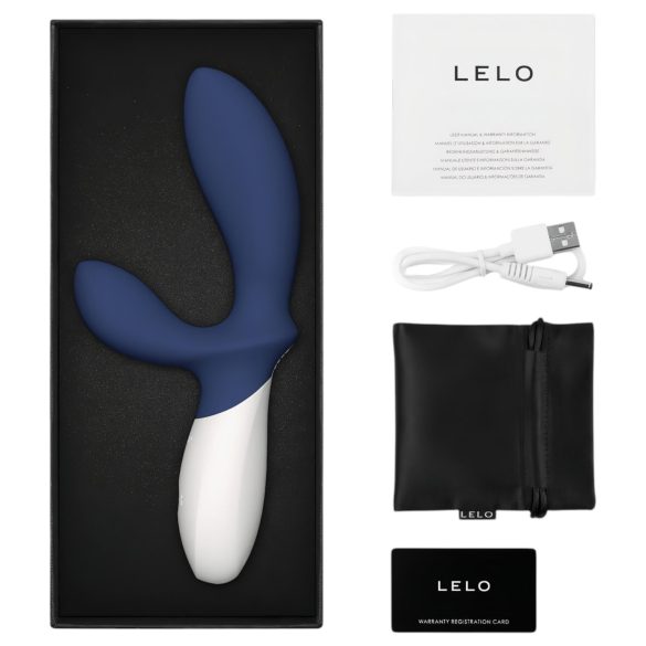 LELO Loki Wave 2 - laetav, veekindel eesnäärmevibraator (sinine)