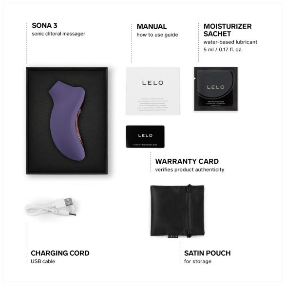 LELO Sona 3 - helilainetega kliimastimulaator - lilla