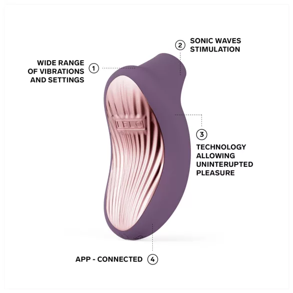 LELO Sona 3 Cruise - kliitorivibraator - helilained - lilla
