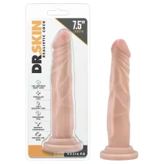 Dr. Skin - realistlik dildo iminapaga - naturaalne 19cm