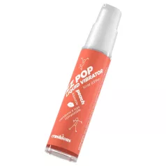 Crushious ZZ POP - söödav vedel vibraator, virsik (10 ml)